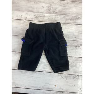 Newborn Infants Fleece Pants Cargo Elastic Waist Cotton Jogger